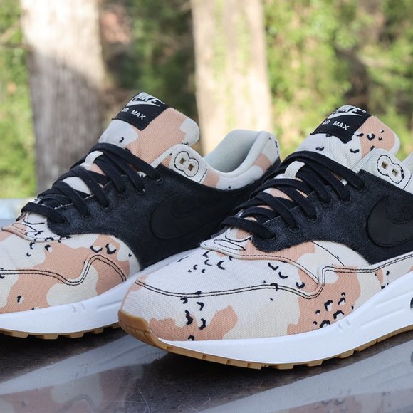 Nike Air Max 1 Premium Beach Camo Custom - Picture 12 of 14
